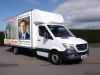 Truck with Real Estate Advertising